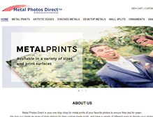 Tablet Screenshot of metalphotosdirect.com